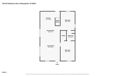 1424 N Gladstone Avenue, Indianapolis - 3